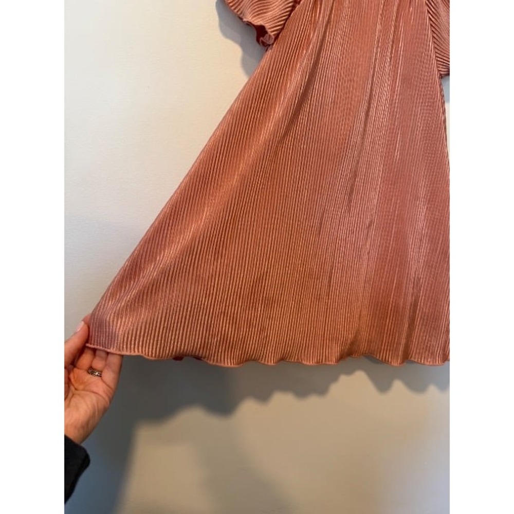 Hanna Andersson Plisse Dress 90 3T *flaws* - Picture 2 of 7
